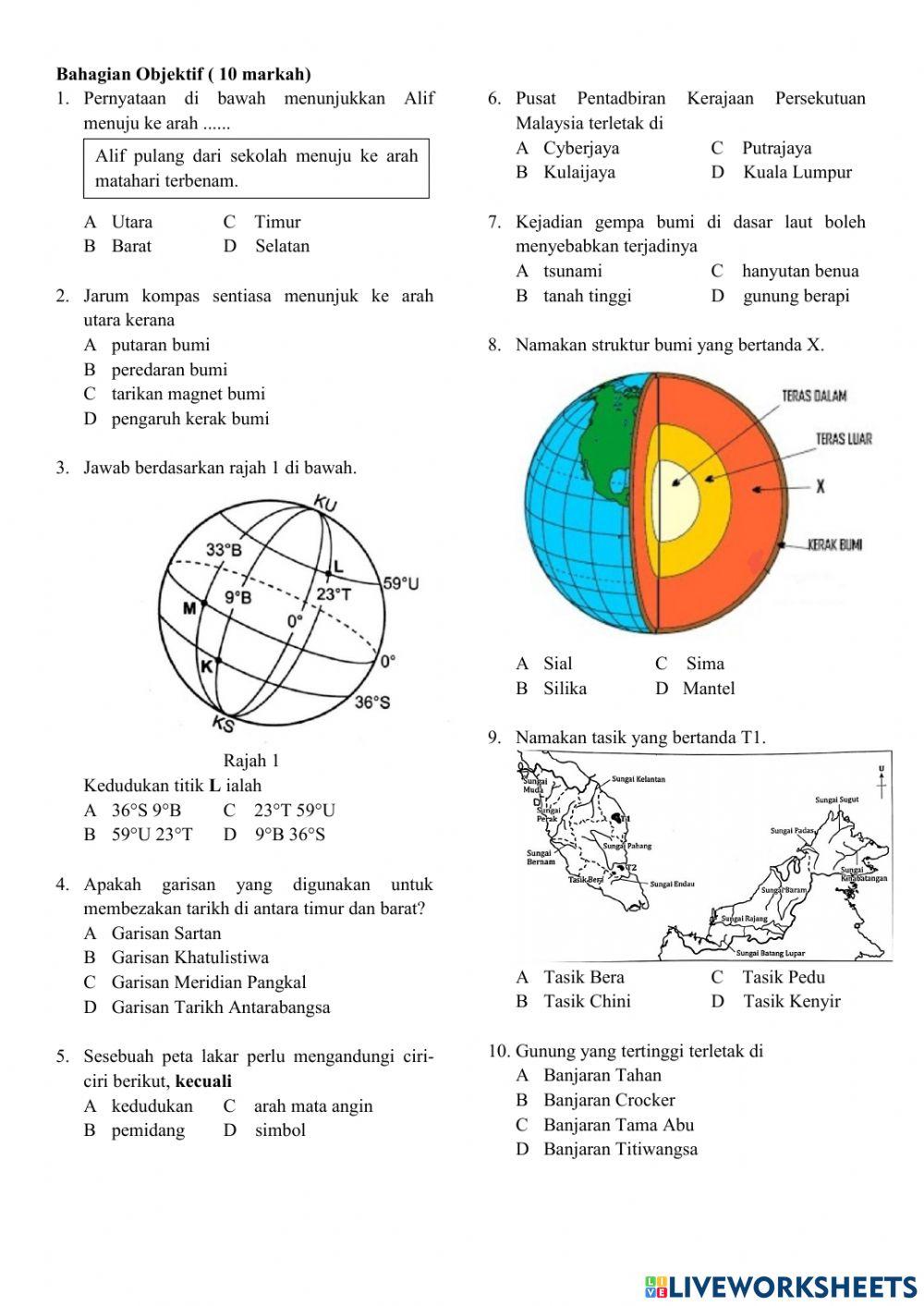 Geografi Tingkatan 1