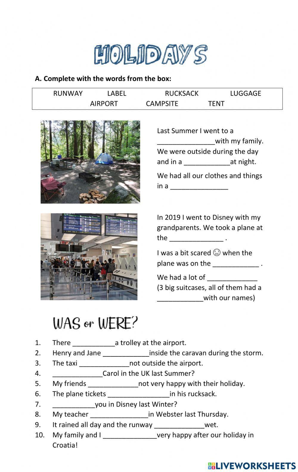 Project 2 Unit 3 Holidays