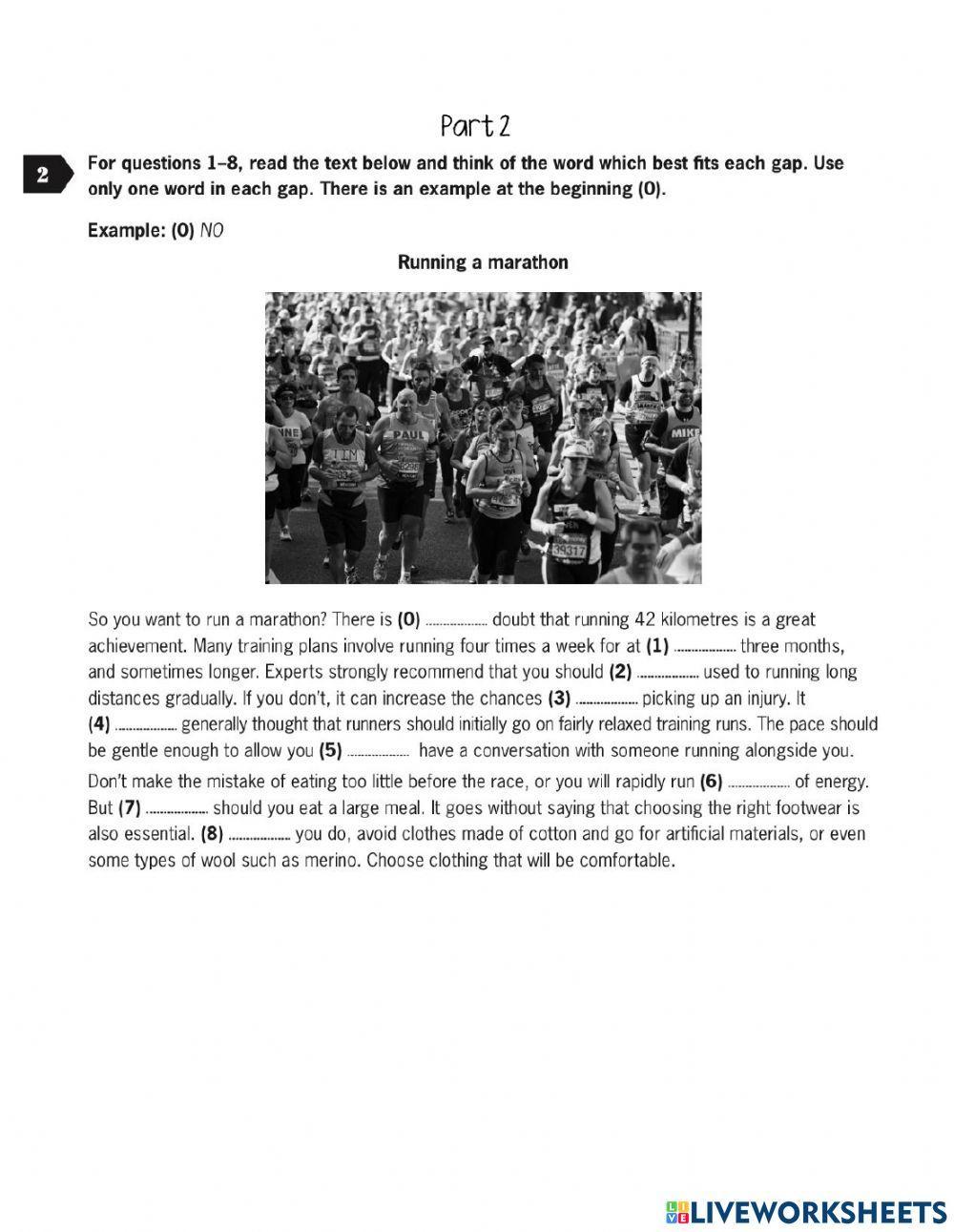 FCE Exam Reading - Use of English