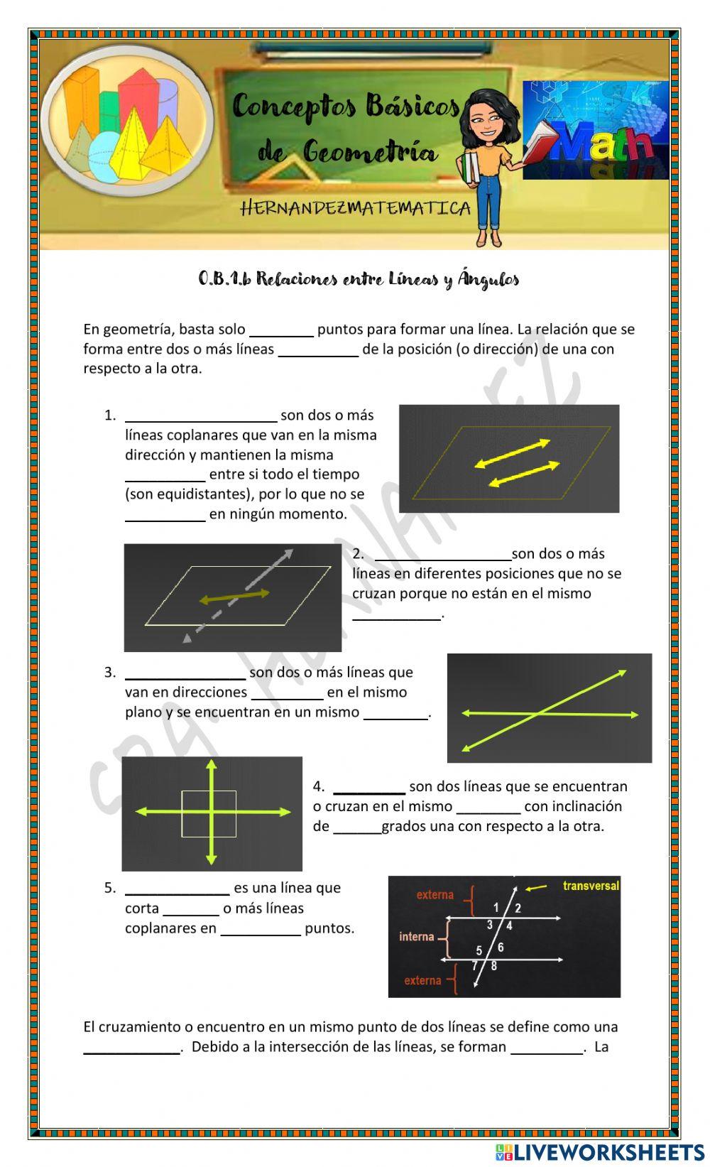 0.B.1.b Relaciones entre Líneas y Ángulos