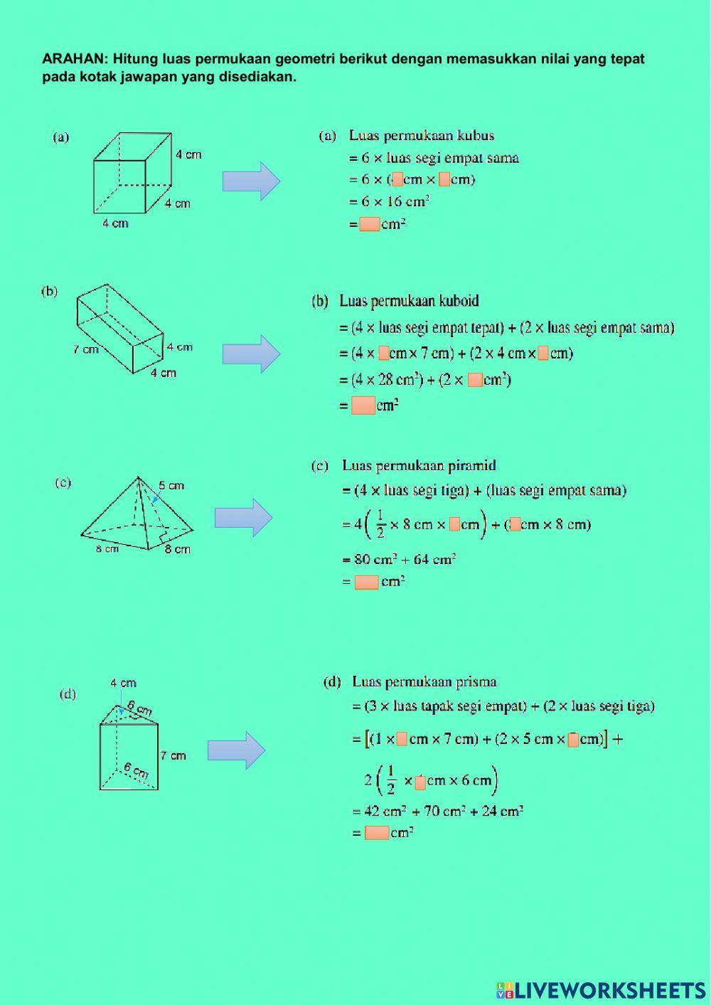 Bab 6: Bentuk Geometri Tiga Dimensi