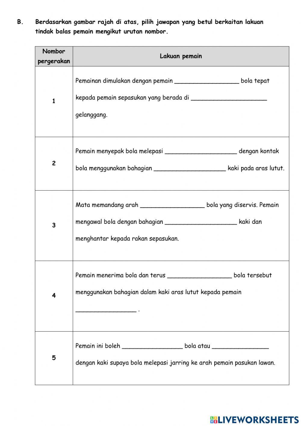 Permainan bola kaki - PJ t6