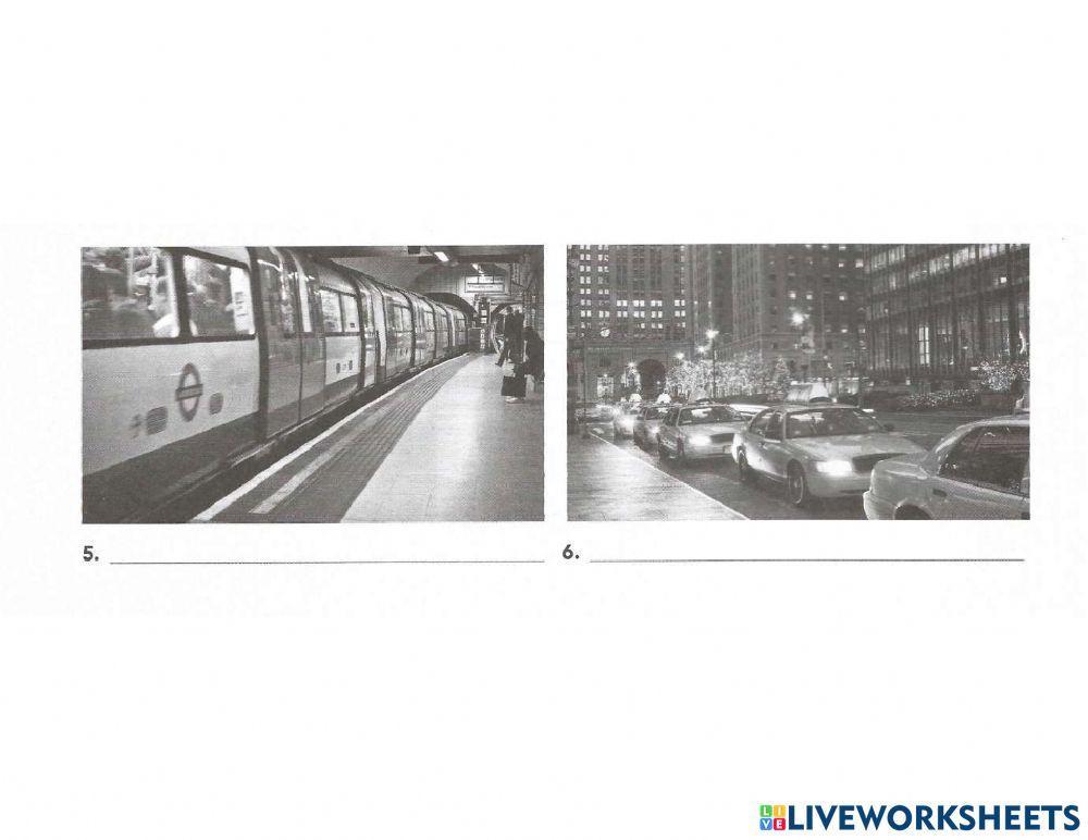 Compound nouns - City services