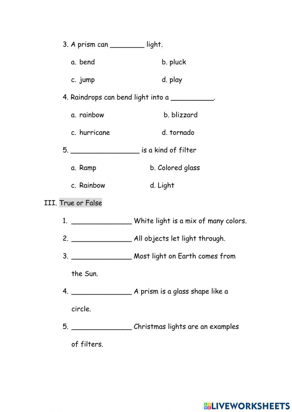 worksheet-9-light-worksheet-live-worksheets