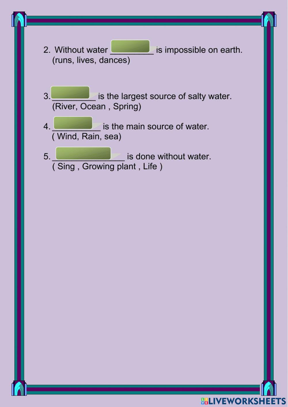 Water O Water