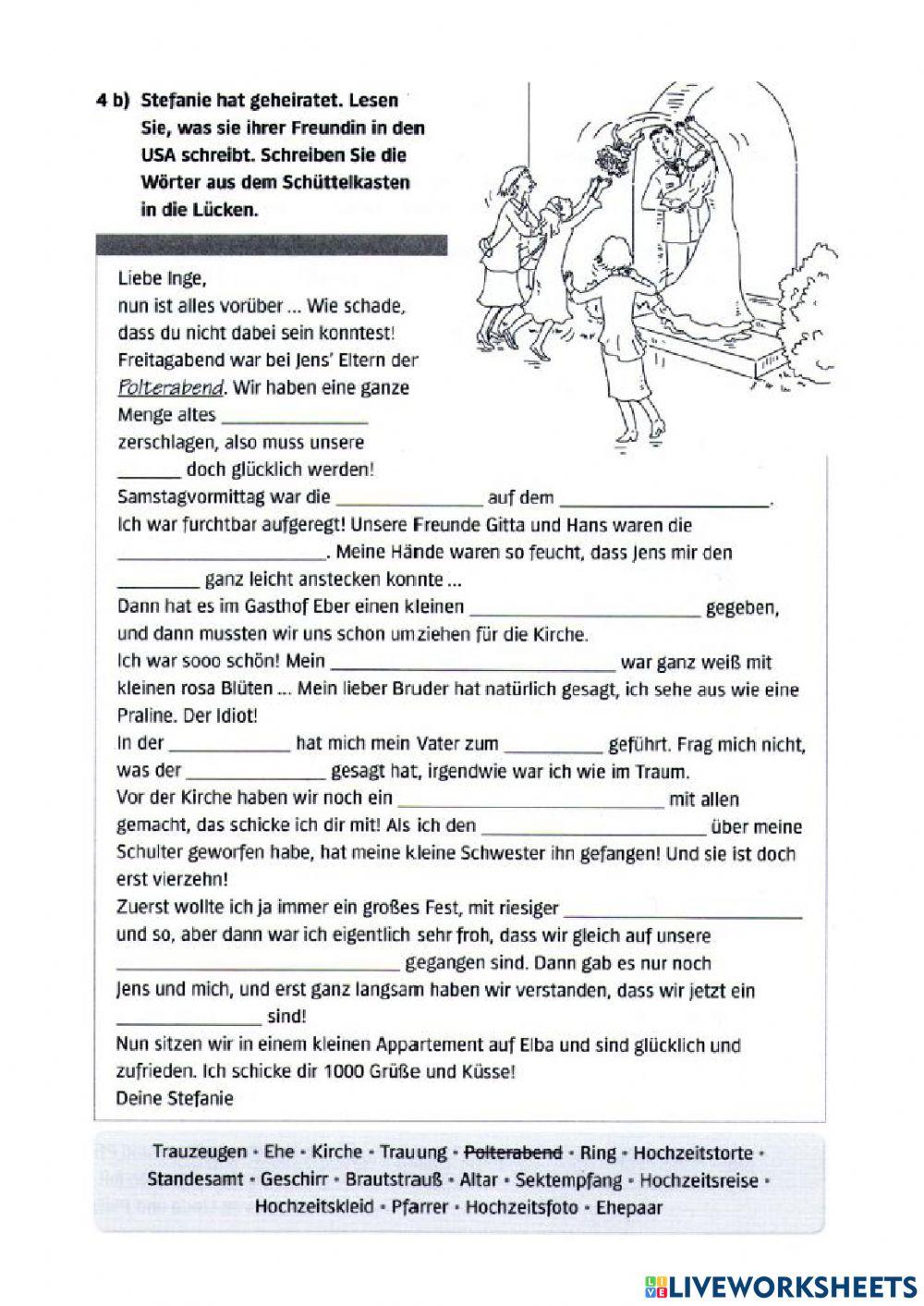 Hochzeit Brief Hochzeit Brief
