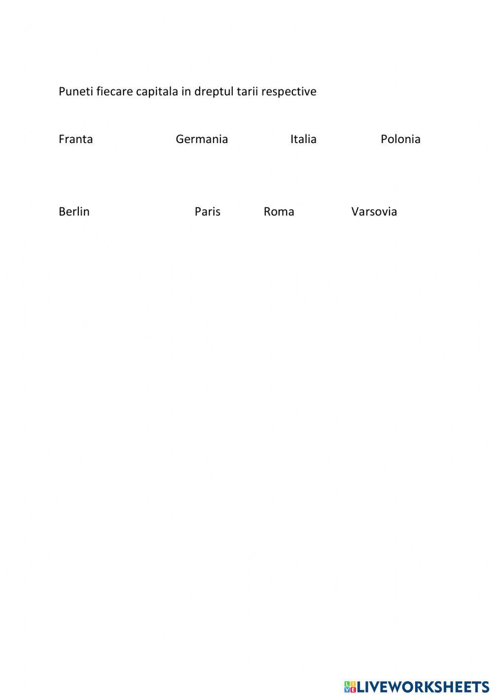 Fisa lucru geografie