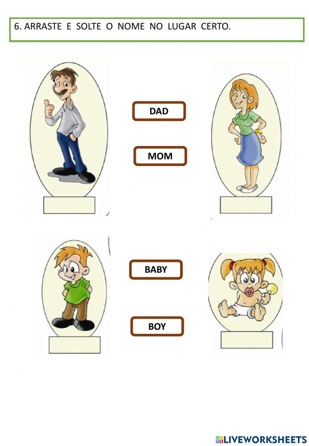 Atividade de inglês