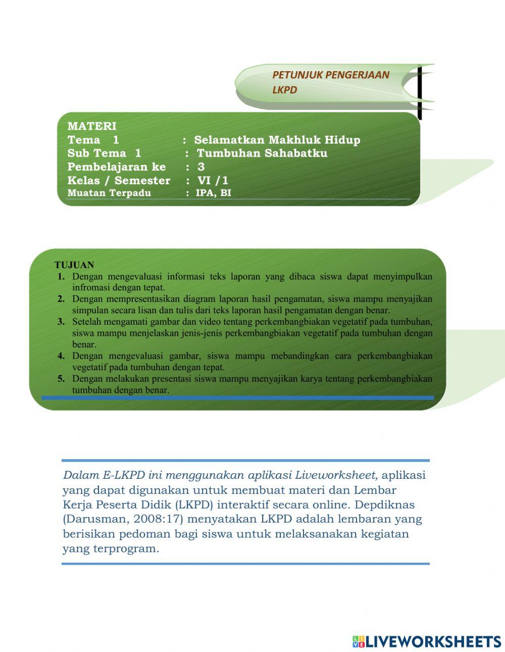 Perkembangbiakan Vegetatif Buatan