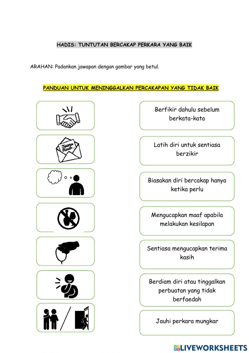Akibat bercakap perkara yang tidak baik