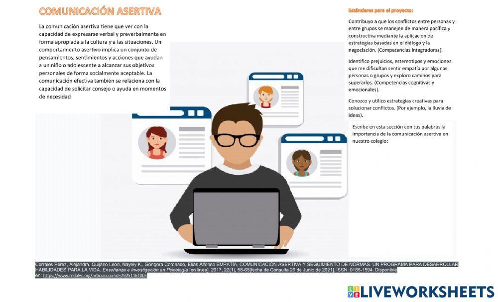 Actividad comunicación asertiva