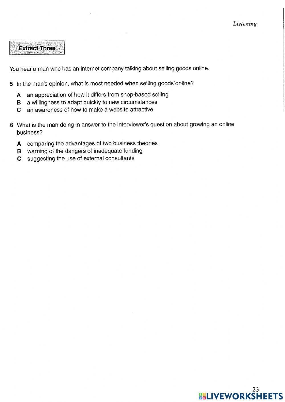 Cpe listening test 1