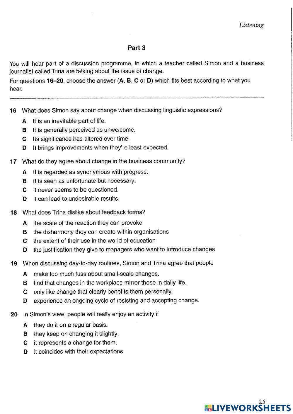 Cpe listening test 1