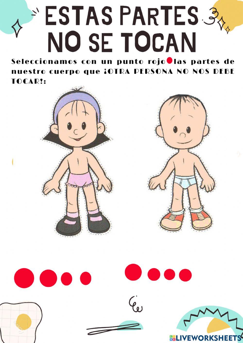 Estas partes no se tocan