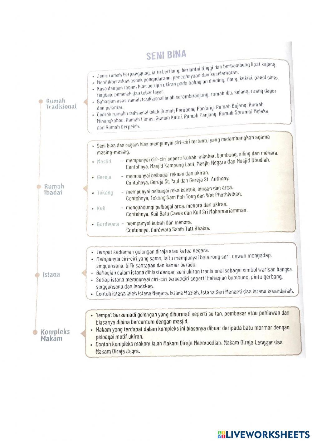 Psv tingkatan 5  - seni bina