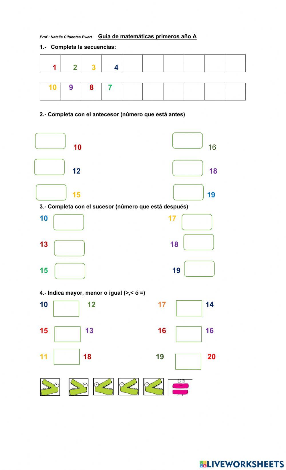 Guía de matemáticas