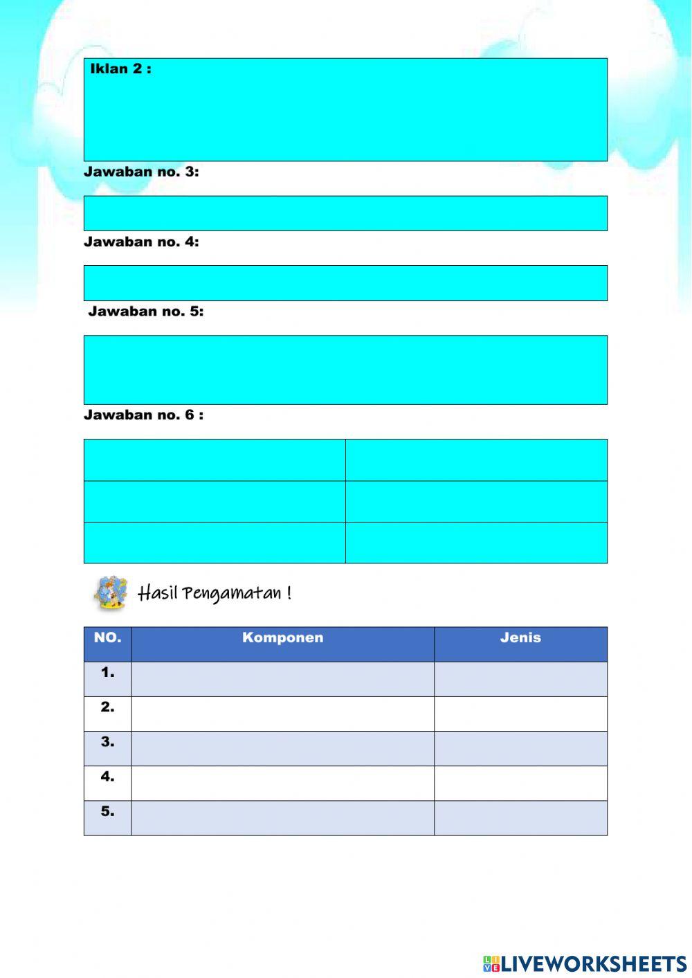 Zat tunggal dan campuran di sekitarmu