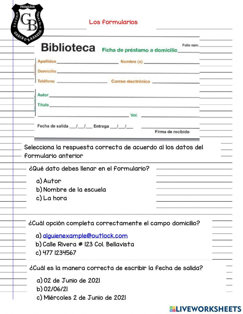 Formulario