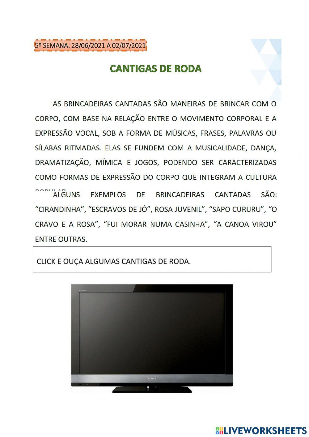 Atividades de ed fisica