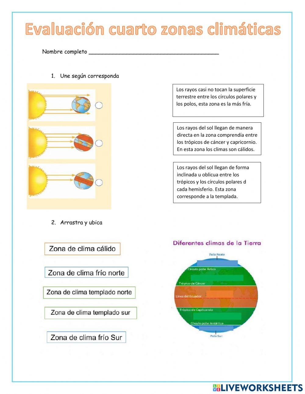 Zonas climáticas y estaciones del año