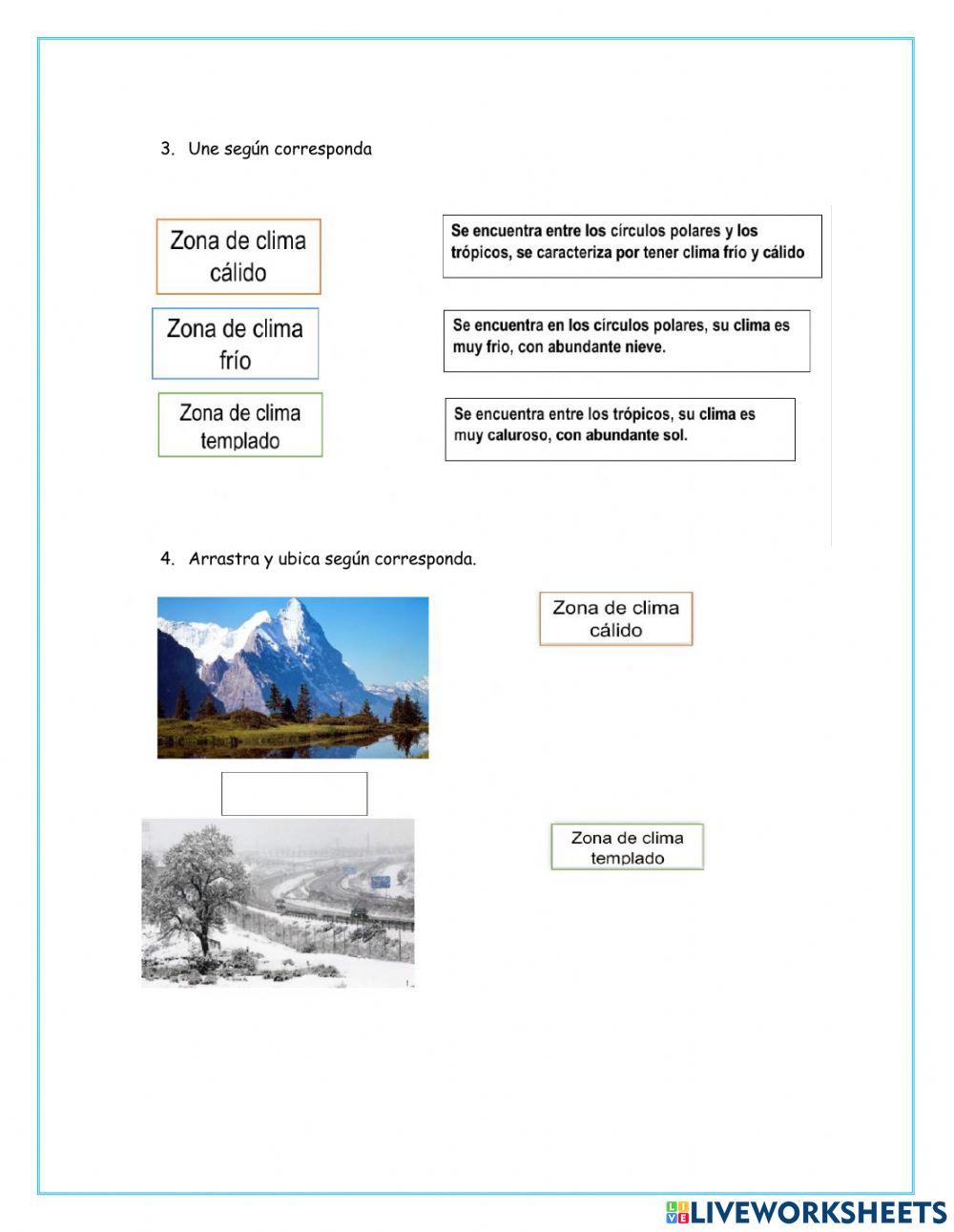 Zonas climáticas y estaciones del año
