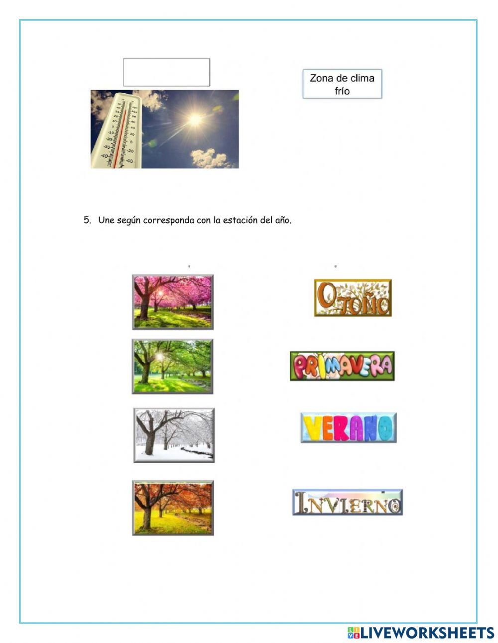 Zonas climáticas y estaciones del año