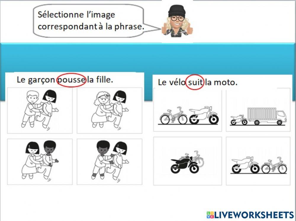 Compréhension teacher Géraldine