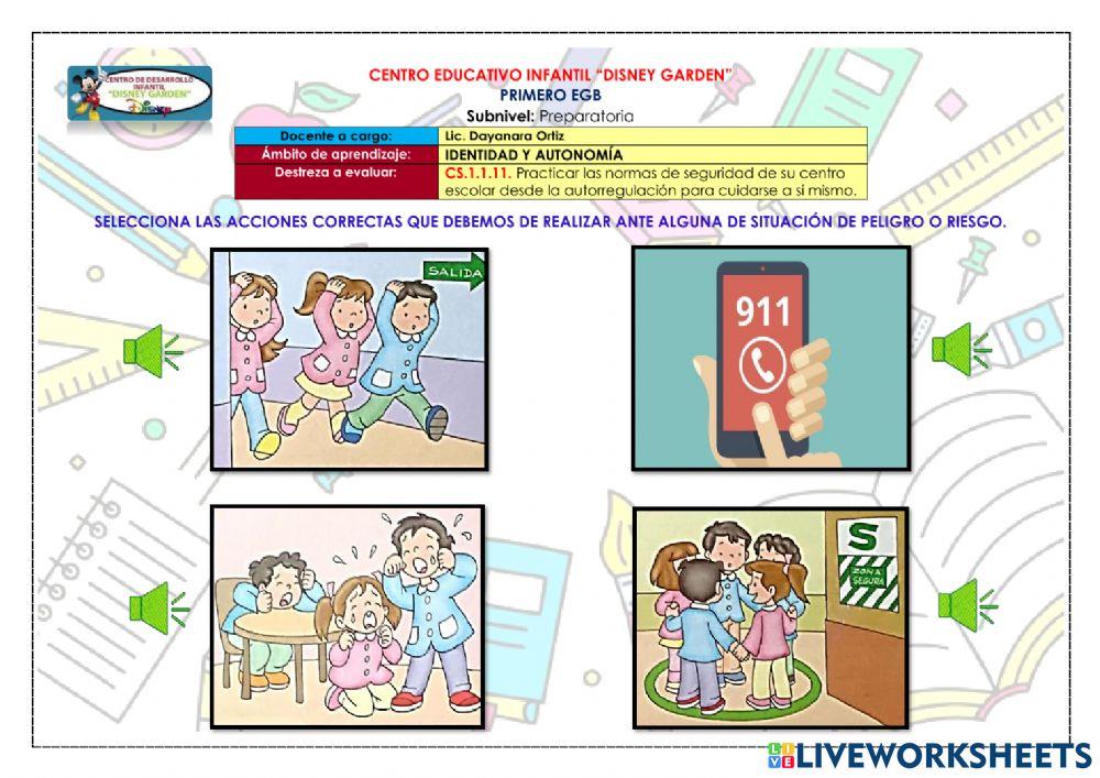 ¿Qué hacer ante una situación de riesgo?