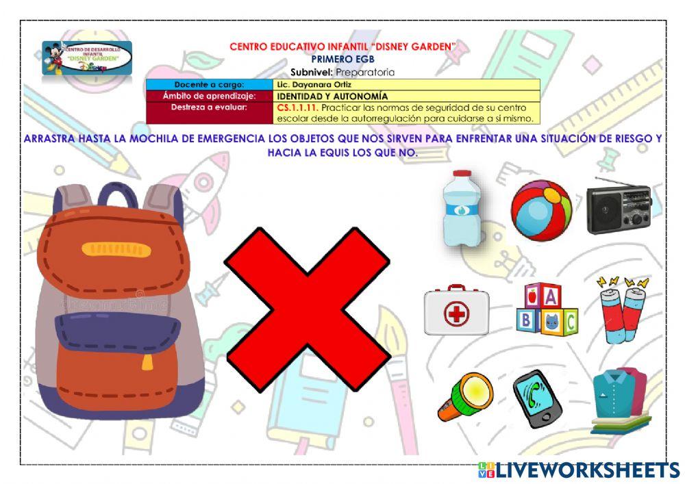 La mochila de emergencia 0328 Dayanara Ortiz Live