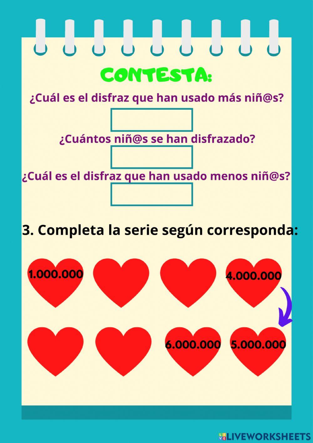 Evaluación matemáticas 3