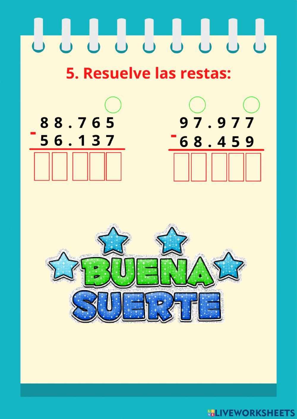 Evaluación matemáticas 3