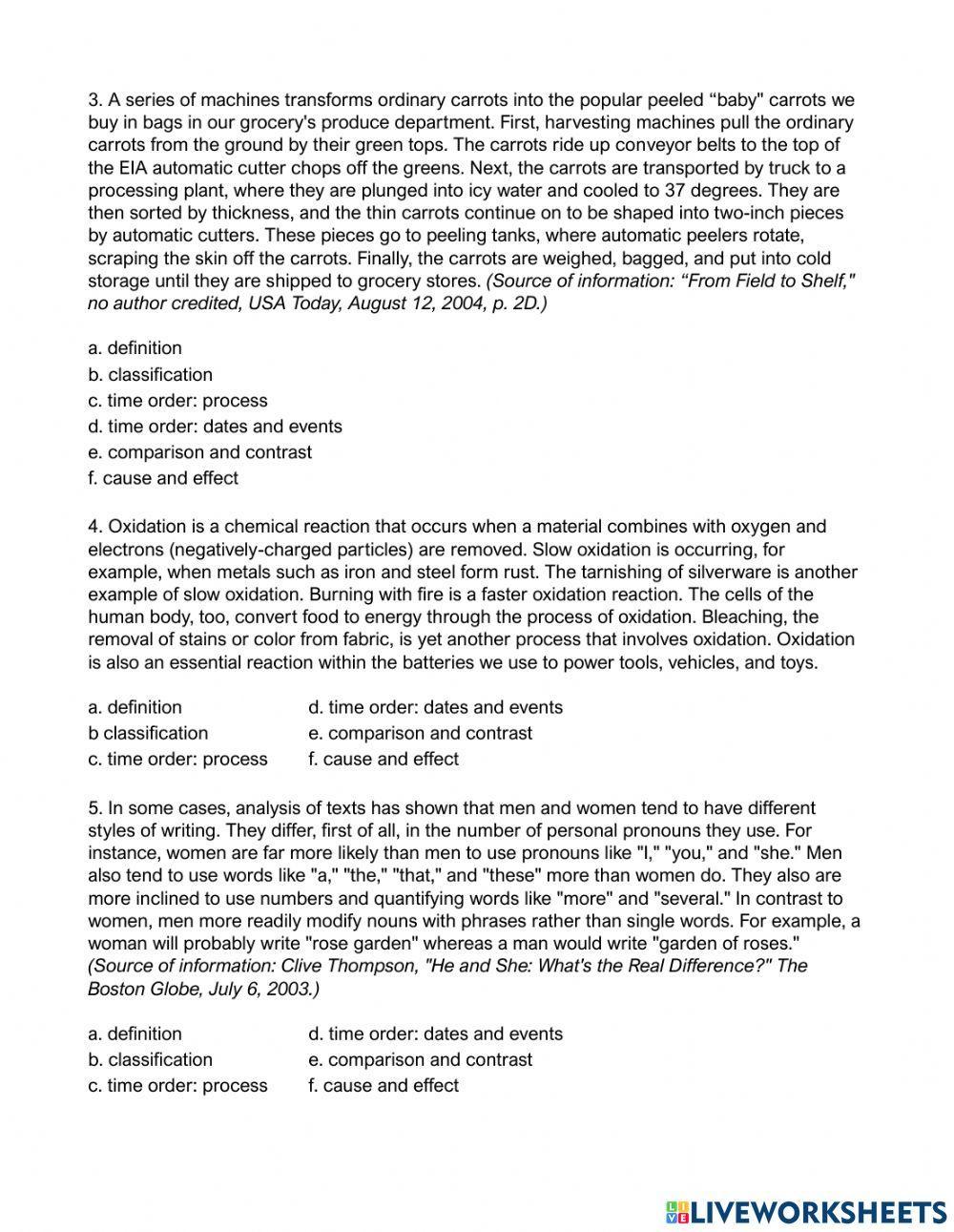 Homework -4:Rhetorical Patterns