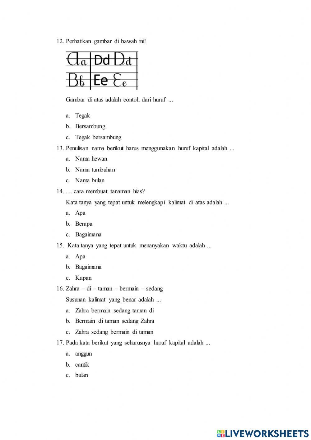 PAS 2 Bahasa Indonesia