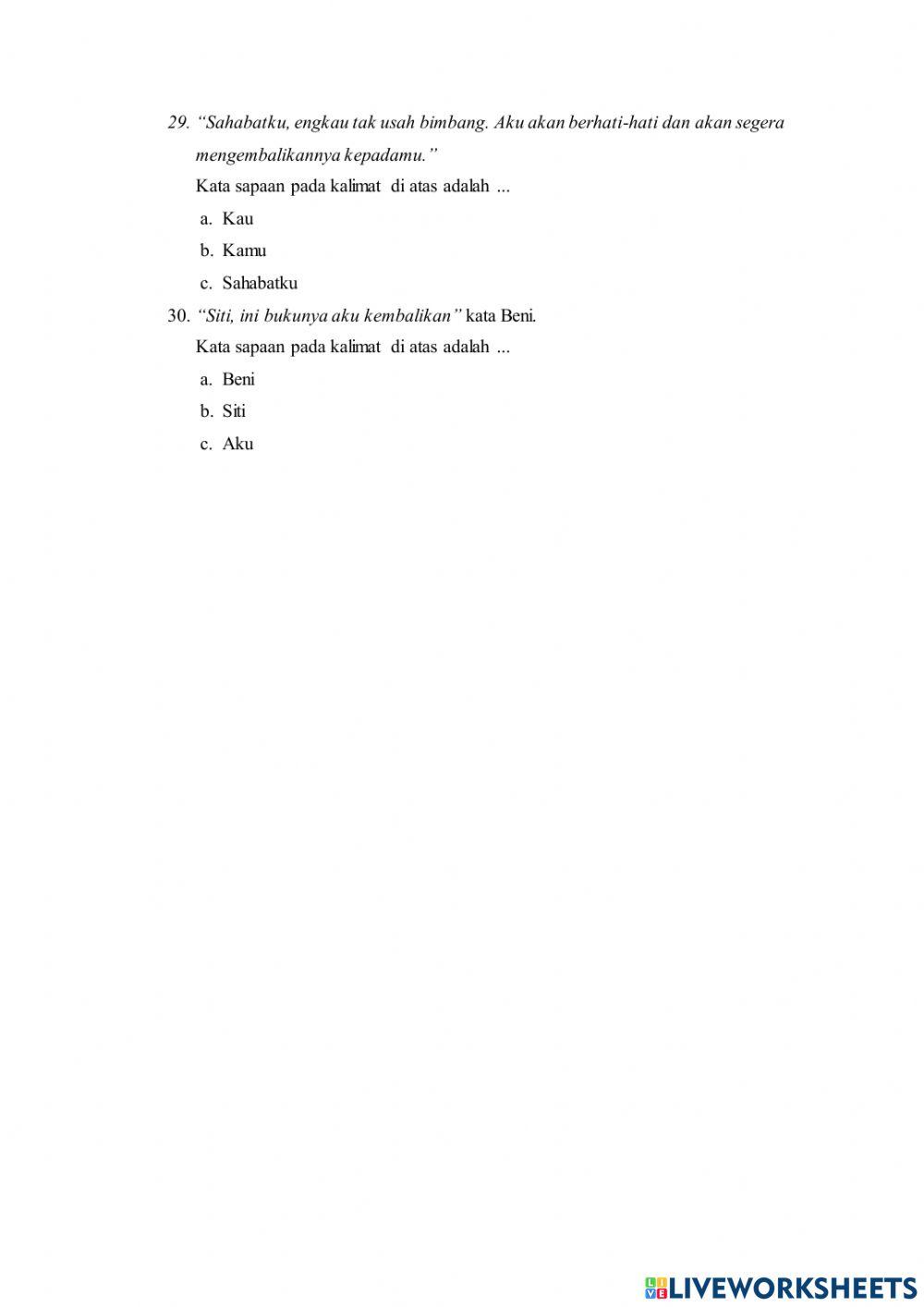 PAS 2 Bahasa Indonesia