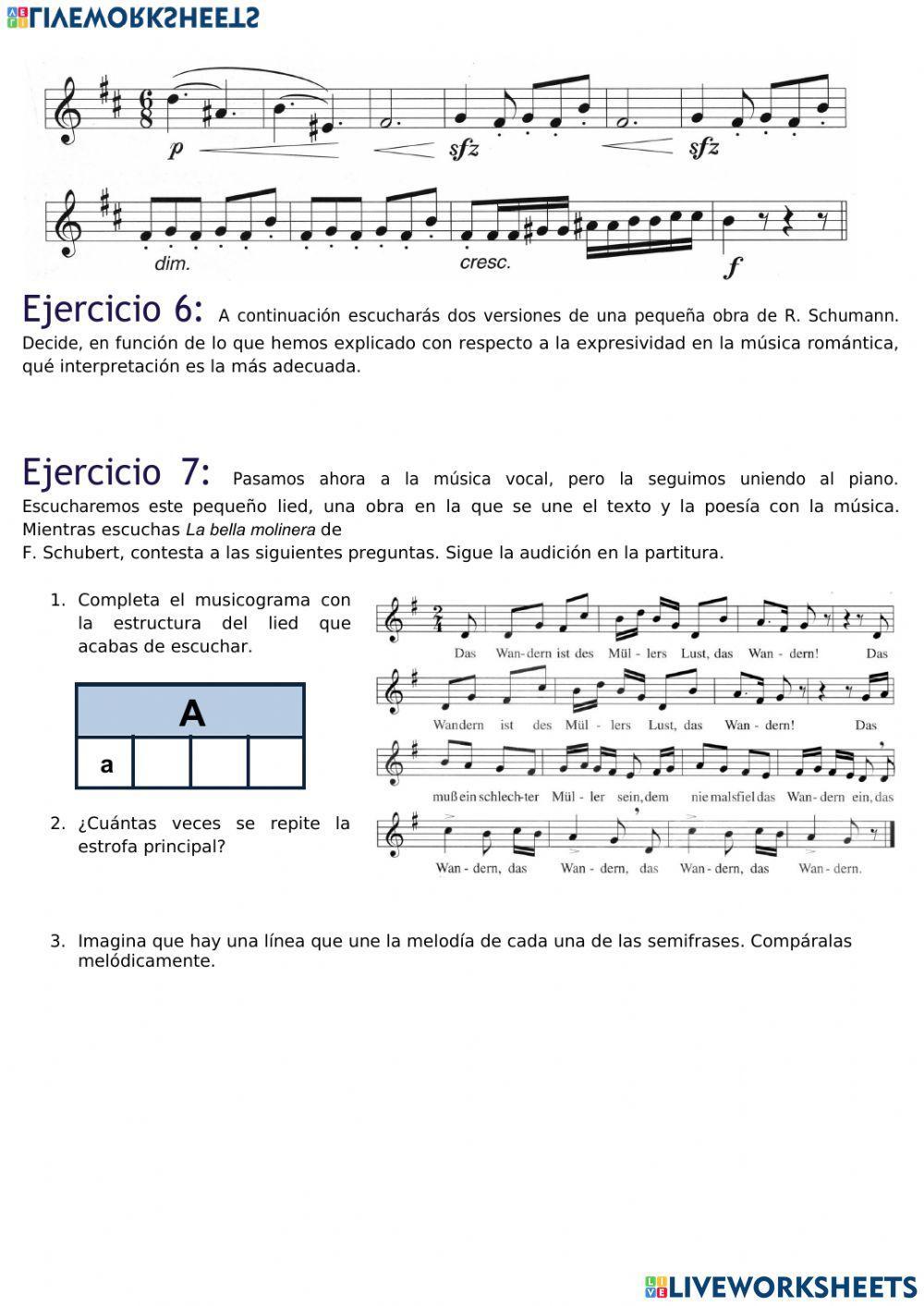 El Romanticismo en la música