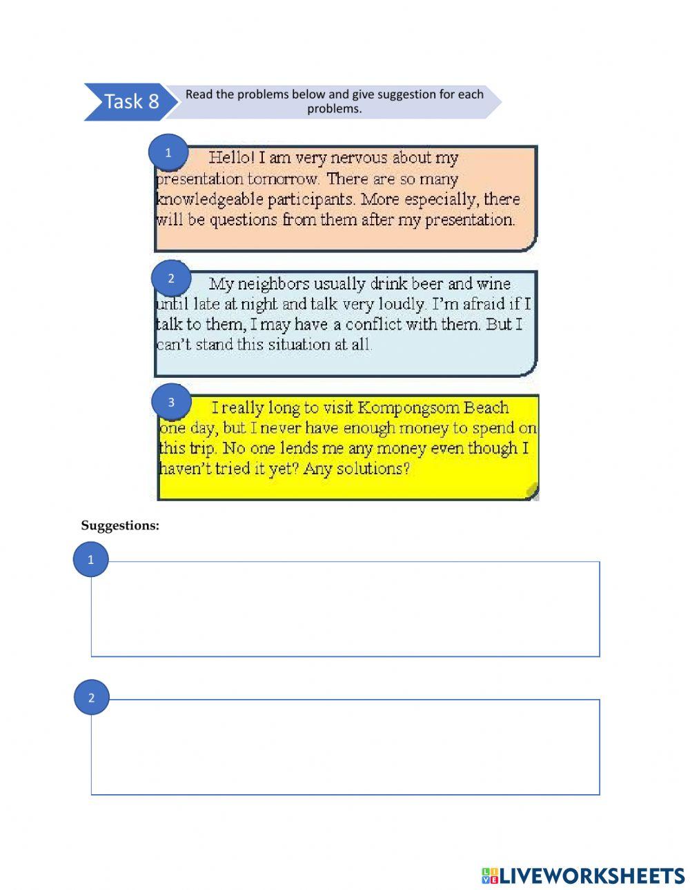 Unit 3 (Places in City) - Task 8
