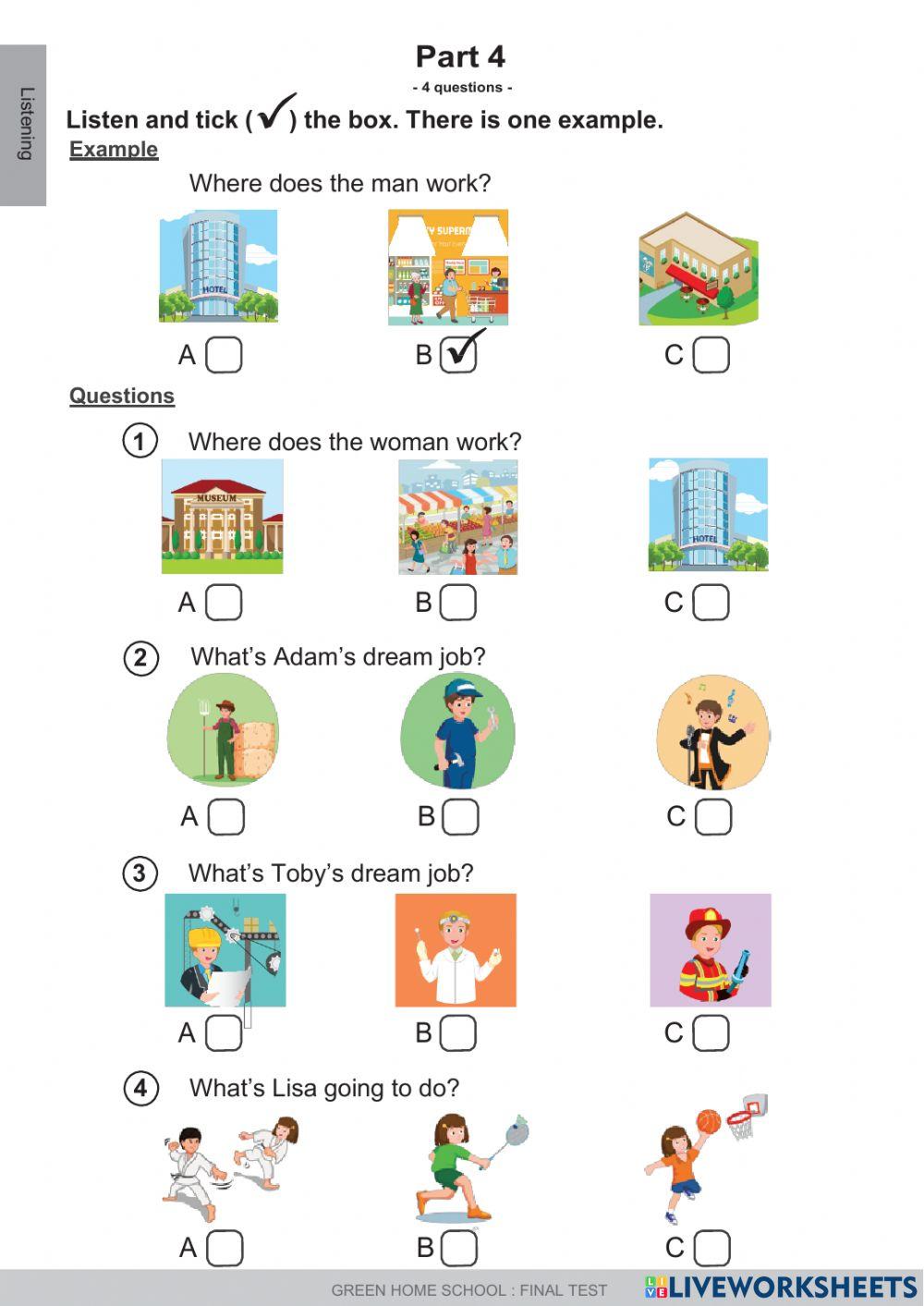 Final Test ISS-Level-4 Listening Test