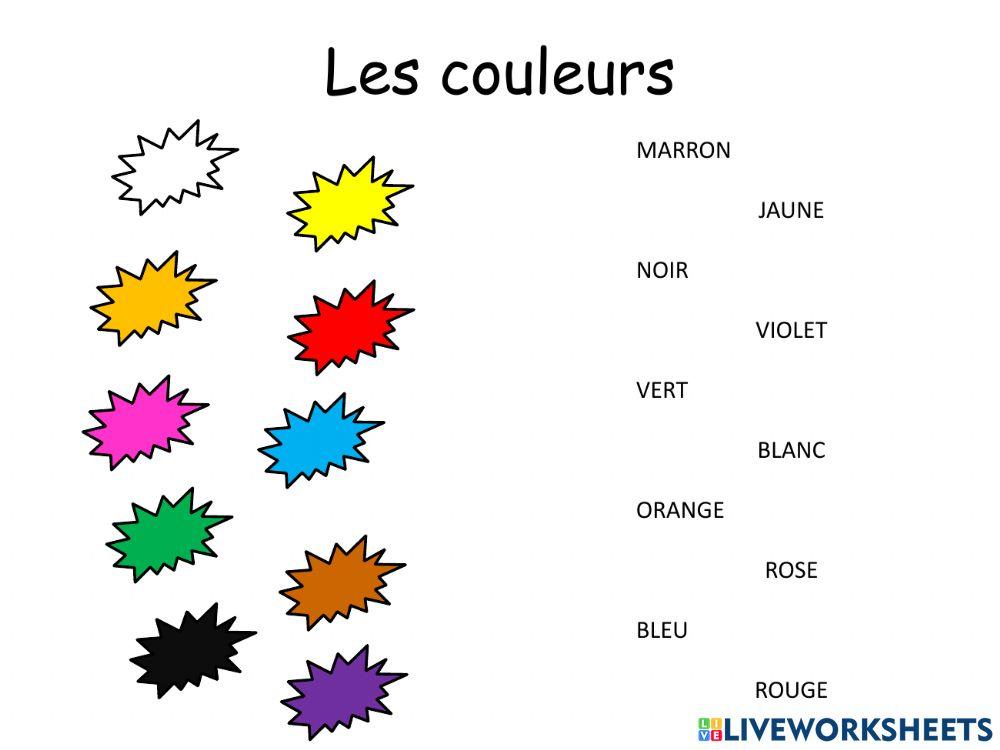 Les couleurs
