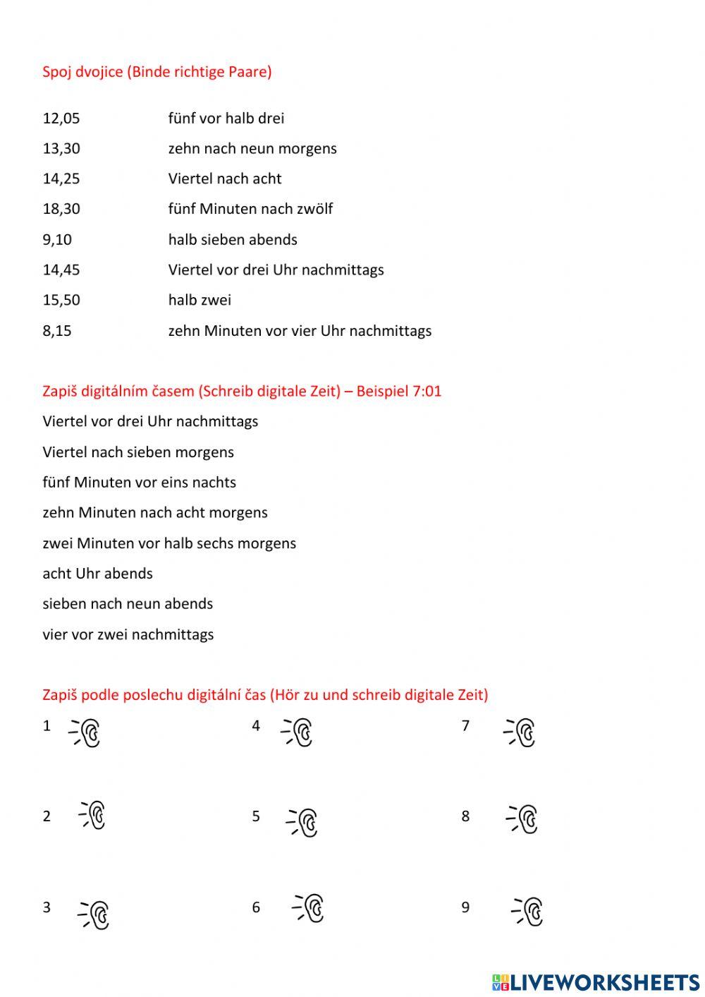Uhrzeit Uhrzeit