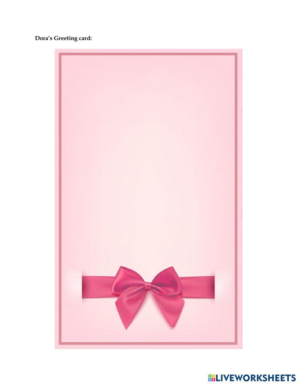 Unit 5 (Greeting Card) - Task 3