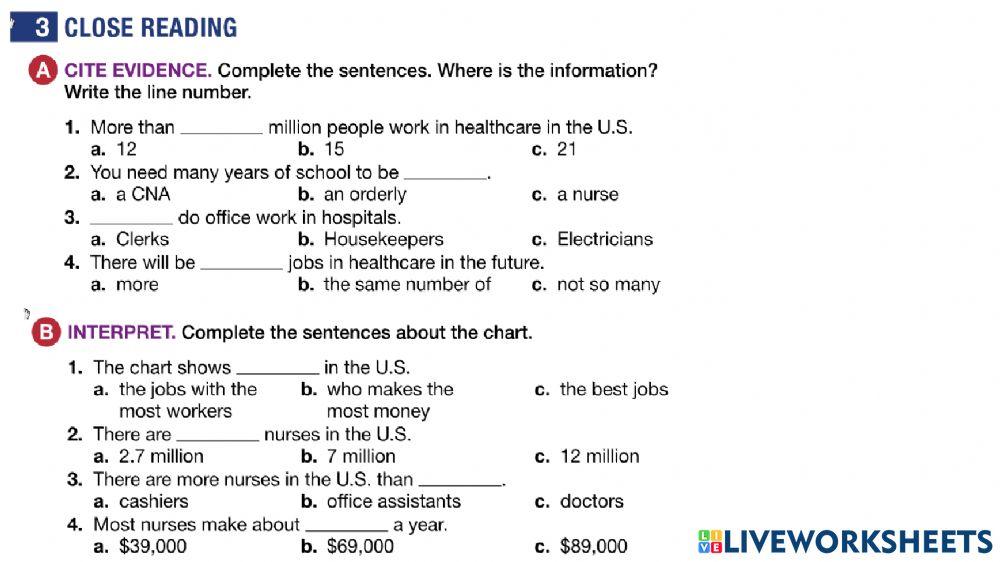 Reading about Healthcare Jobs