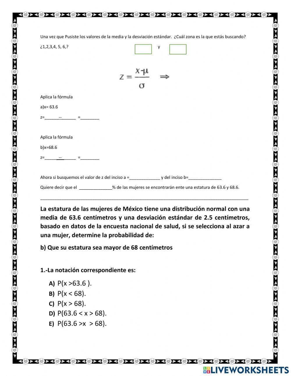 Estandarizar la distribucion normal