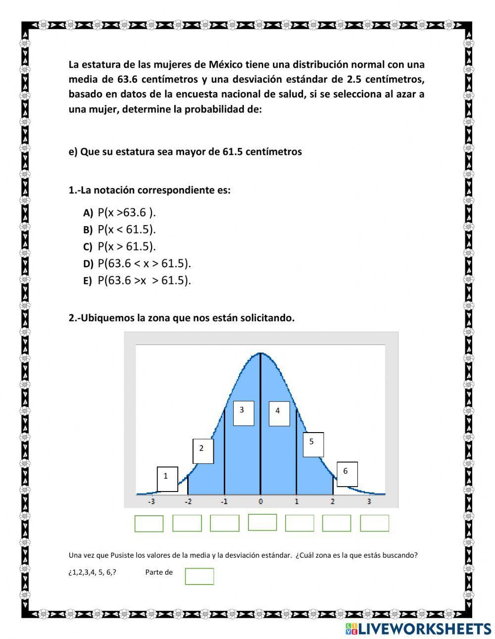 Estandarizar la distribucion normal