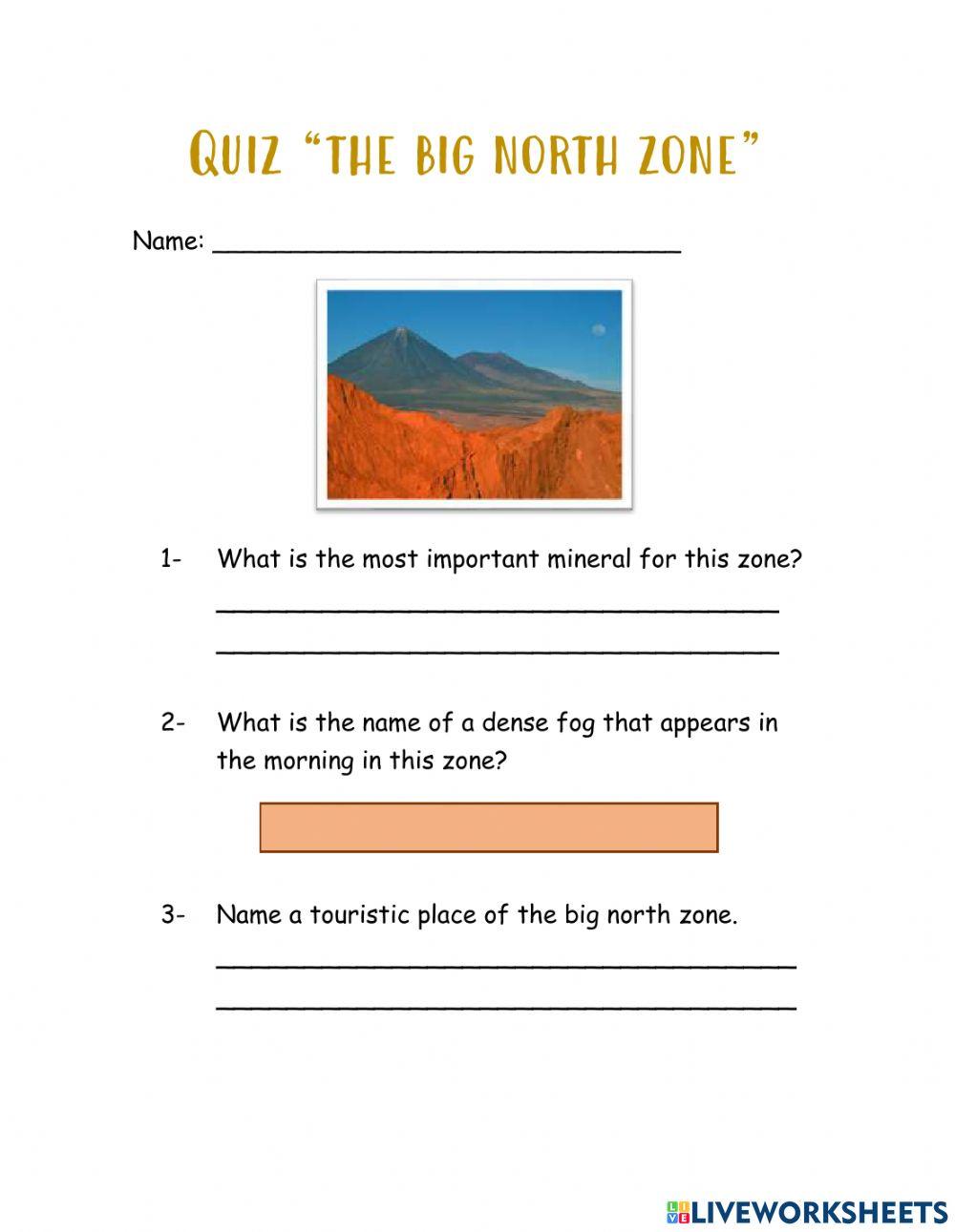 Quiz big north