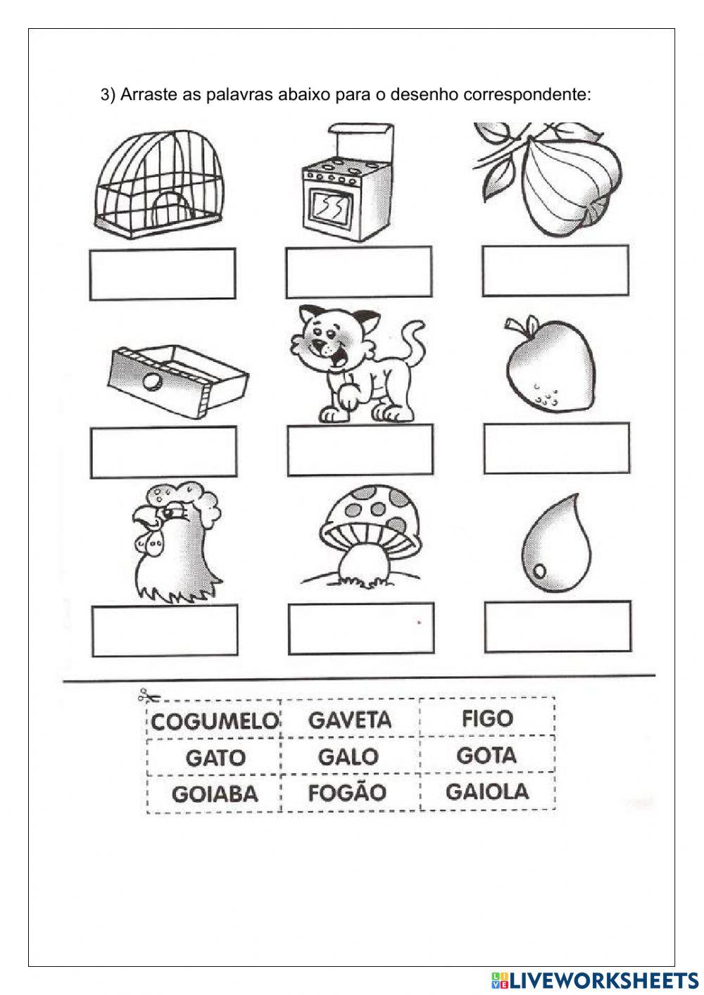 Família silábica G