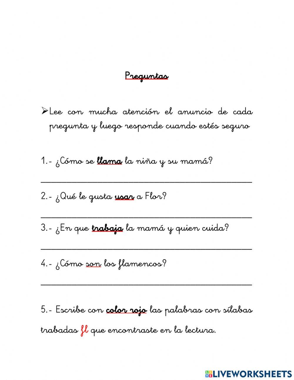 Actividad 8 Comprensión Lectora Grupo Personalizado