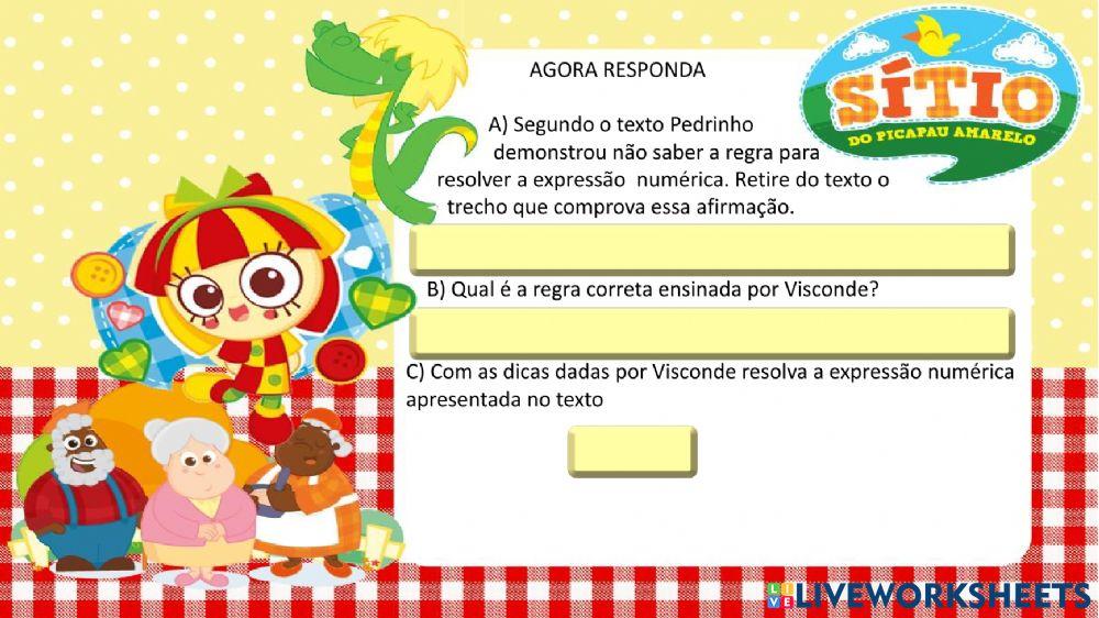 Atividade - números naturais