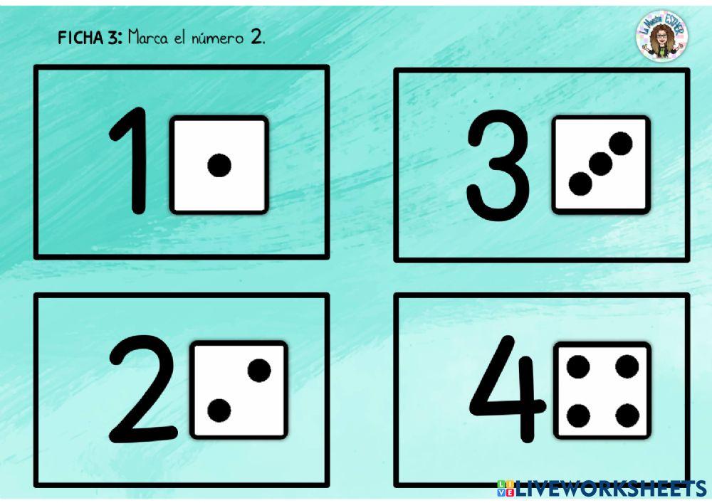 Evaluación NUMEROS 1 a 6