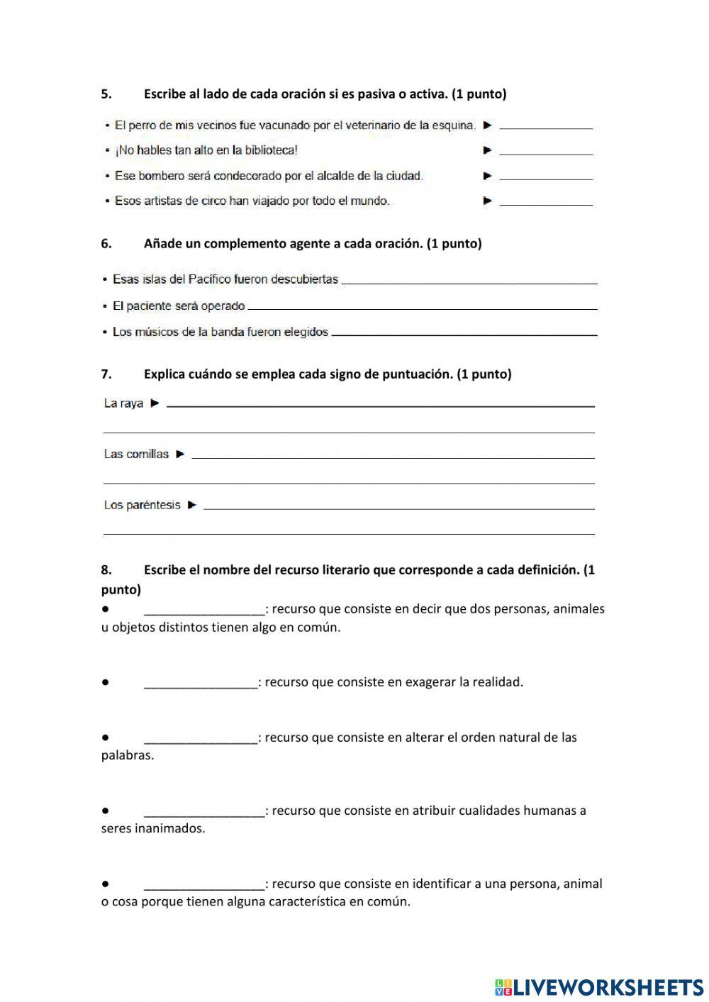 Examen Lengua Tema 8