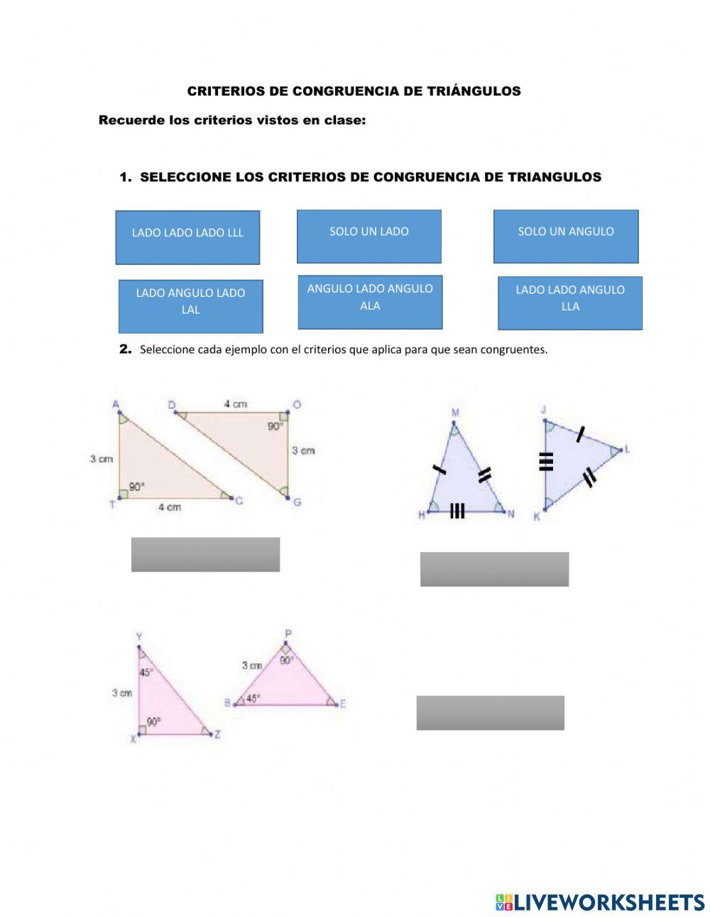Identifica criterios